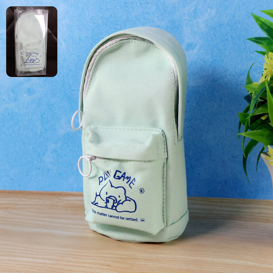 Mini Backpack-Style Pencil Pouch - (1 Pc)