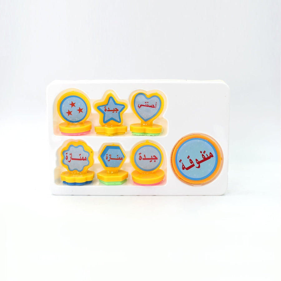 Unique Different Shape Stamps 7 pieces for Kids  Prefect Gift for Teachers