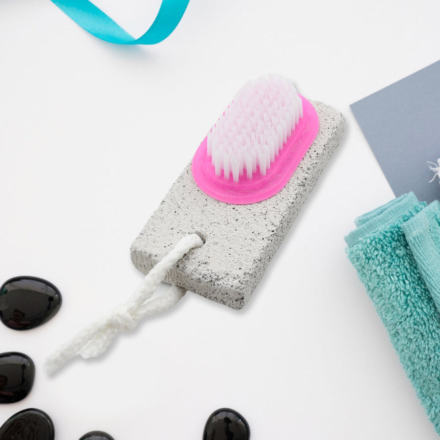 Hand and Foot Brush with pumice stone to Remove Dead Skin